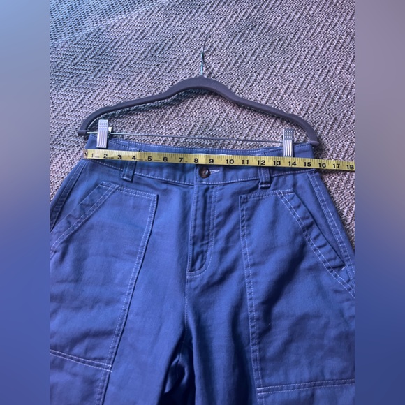 Old Navy Women's Wide Leg Utility Pants in Slate Blue/Wintery Waters Size 4 - Picture 9 of 14